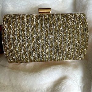 Women rhinestone clutch bag